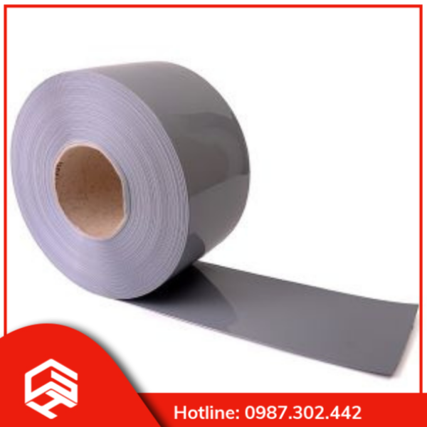 Cuộn nhựa PVC màu xám