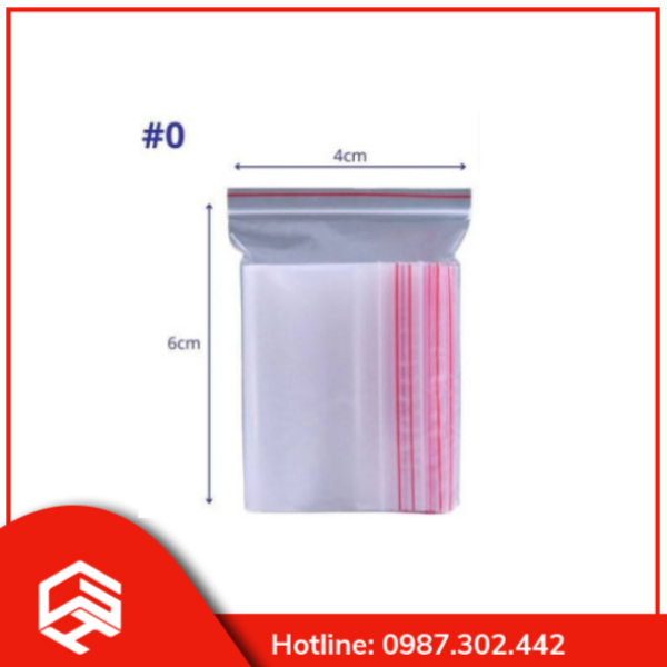 Túi zipper số 0 Túi zipper số 0