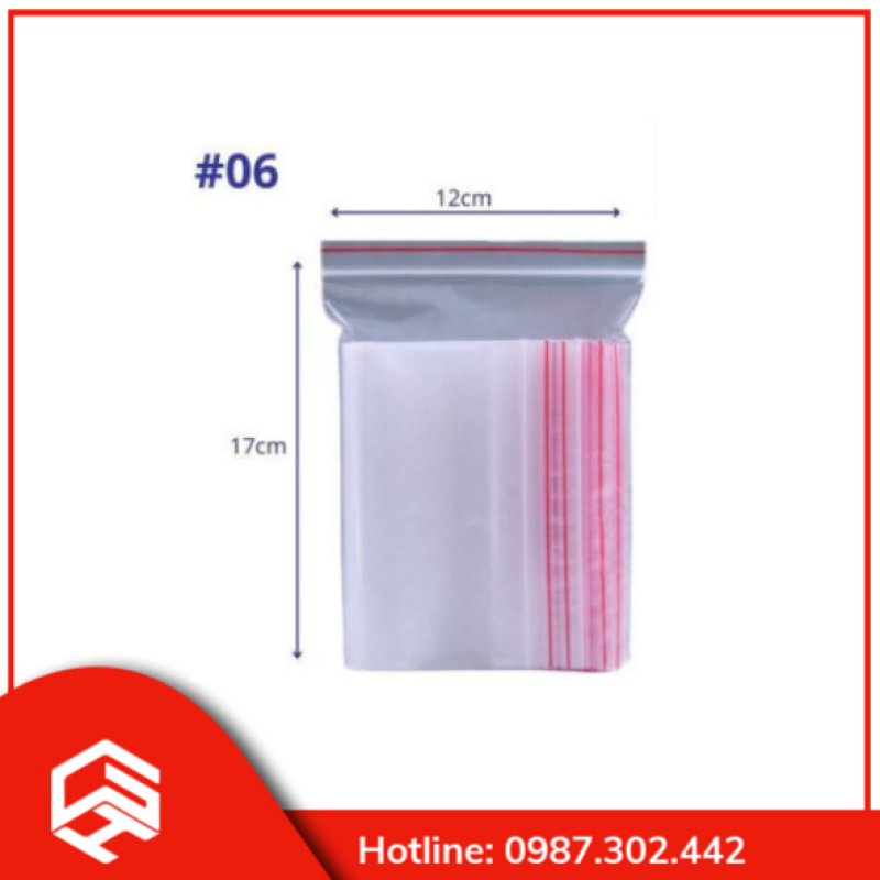 Túi zipper số 6